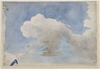 Eugène DELACROIX, Étude de ciel nuageux (1849)