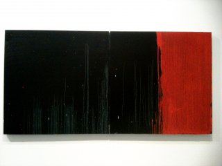 Black and Red Diptych 2010 Courtesy Galerie Jaeger Bucher