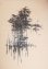L'éclat vert des arbres-paupières, Encre sur papier aquarelle, 60x80cm, (...)